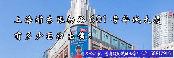 22"上海浦東張楊路601號華誠大廈有多少面積出售？"