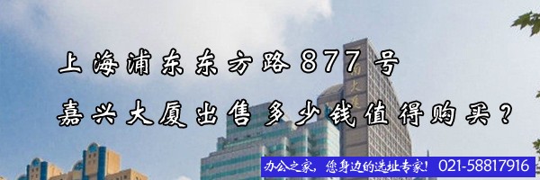 22"上海浦東東方路877號嘉興大廈出售多少錢值得購買？"